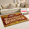 Personalized Workshop Toys Fixed for Free Rug 05385