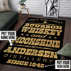 Personalized Bourbon Whiskey and Moonshine Rug 05608