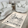 Locomotive Rug Locomotive Railway Railroad 04853