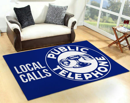 Public Telephone Local Calls Rug 06080