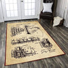 1969 Billiard Ball Rack Patent Rug 05998
