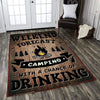 Weekend Forecast Camping With a Chance of Drinking Rug 05941