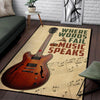 Where Words Fail Music Speaks Rug 05479