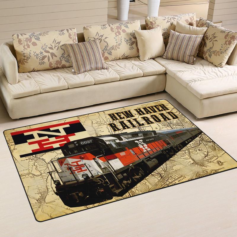 New York New Haven Hartford Railroad Rug 05198