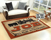 Personalized Still Plays With Trains Rug 05805