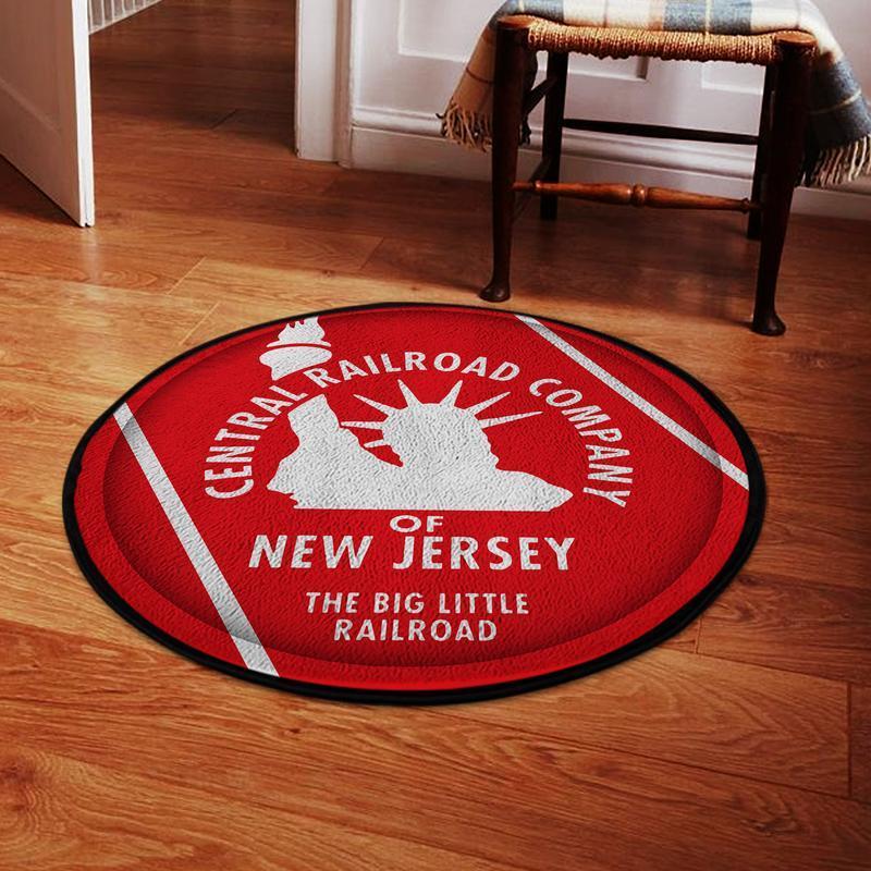 Cnj Living Room Round Mat Circle Rug Central Railroad of New