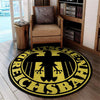Drg Living Room Round Mat Circle Rug Deutsche Reichsbahn