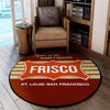 Frisco Living Room Round Mat Circle Rug Frisco Rr St.