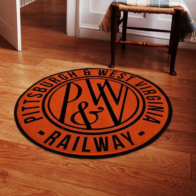 Pittsburgh Living Room Round Mat Circle Rug Pittsburgh & West