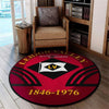 Lehigh Living Room Round Mat Circle Rug Lehigh Valley Railroad