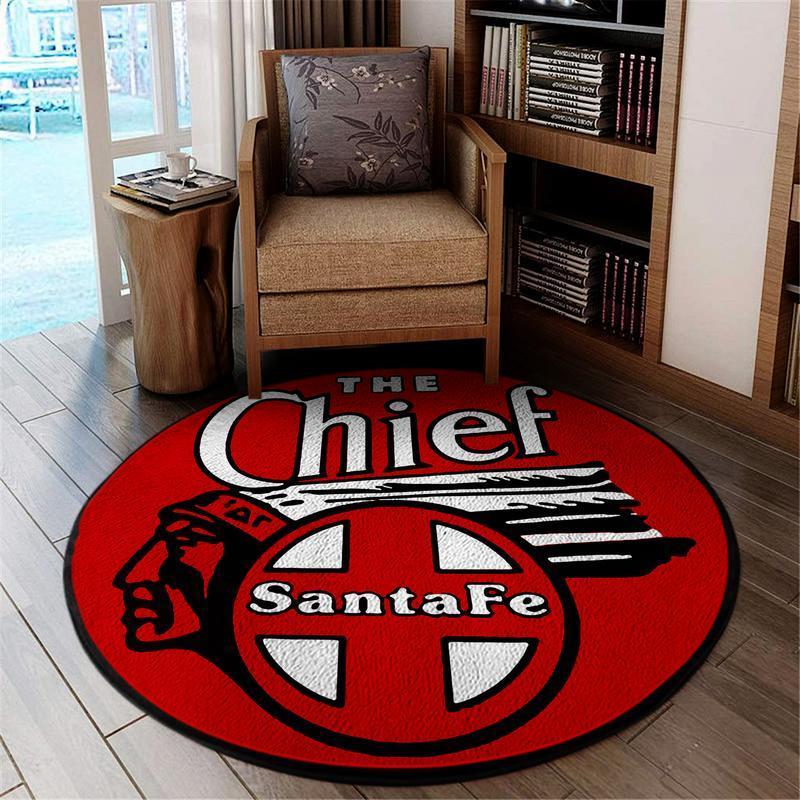 Santafe Living Room Round Mat Circle Rug the Chief Santa Fe
