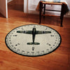 Bf109me Living Room Round Mat Circle Rug Bf 109 Messerschmitt