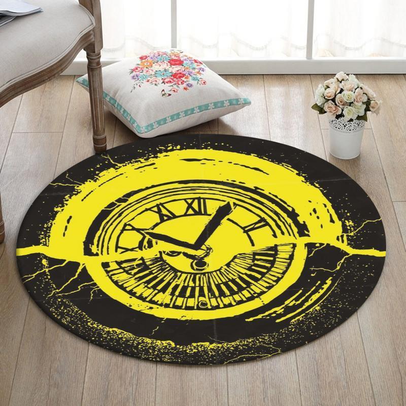 Btf Living Room Round Mat Circle Rug Back to the Future Marty