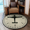 Bf109me Living Room Round Mat Circle Rug Bf 109 Messerschmitt