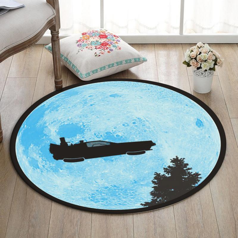 Btf Living Room Round Mat Circle Rug Back to the Future Marty