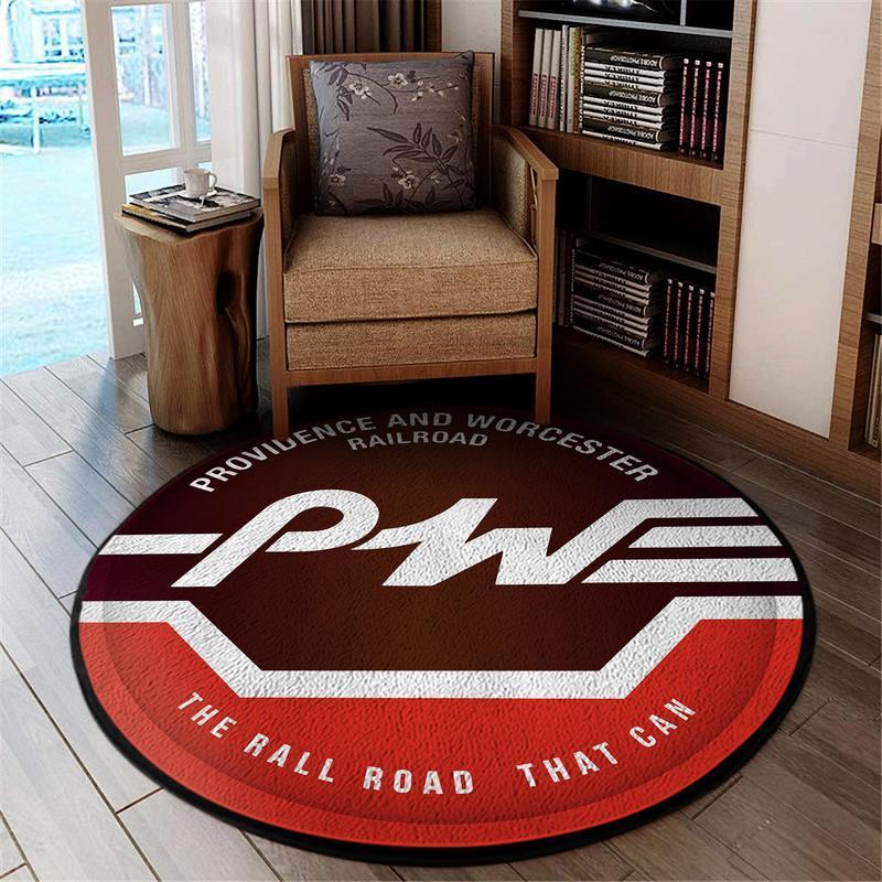 Pnw Living Room Round Mat Circle Rug Providence & Worcester