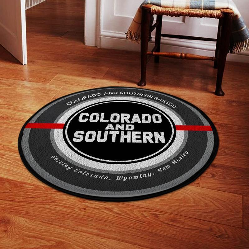 Csrr Living Room Round Mat Circle Rug Cs Colorado and Southern