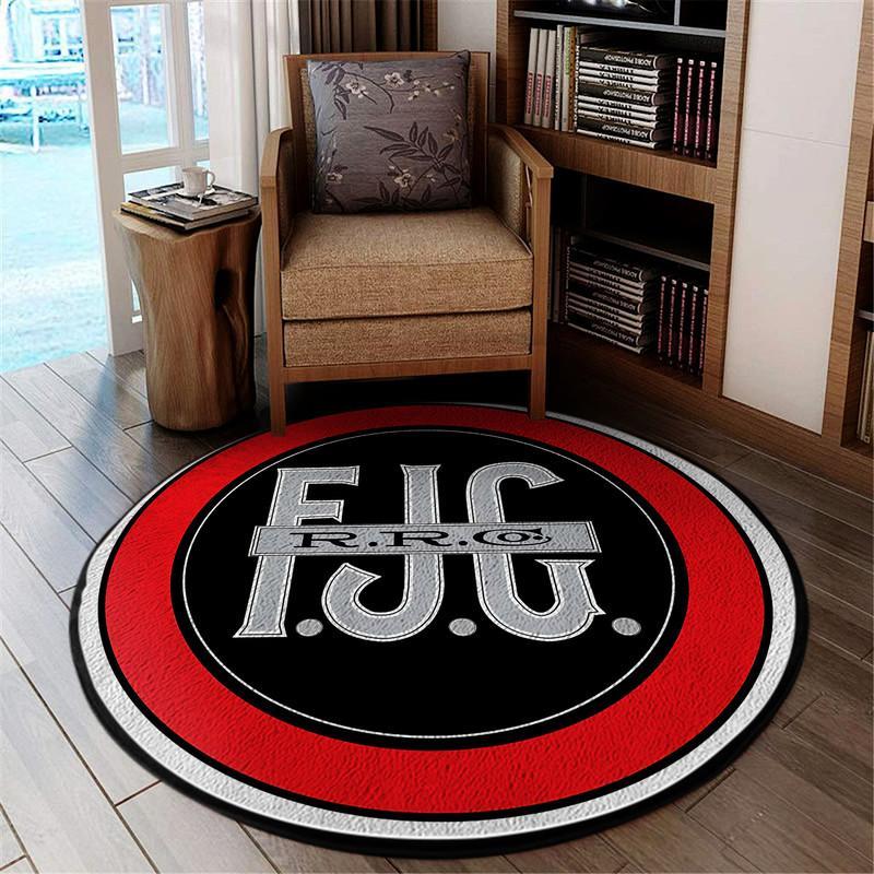 Fjg Living Room Round Mat Circle Rug Fonda