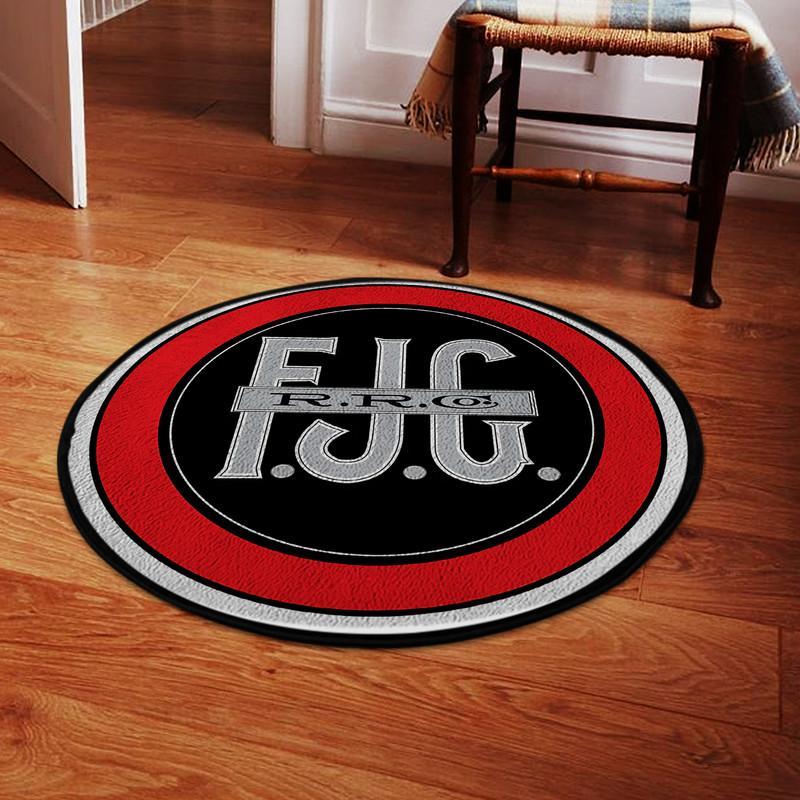 Fjg Living Room Round Mat Circle Rug Fonda