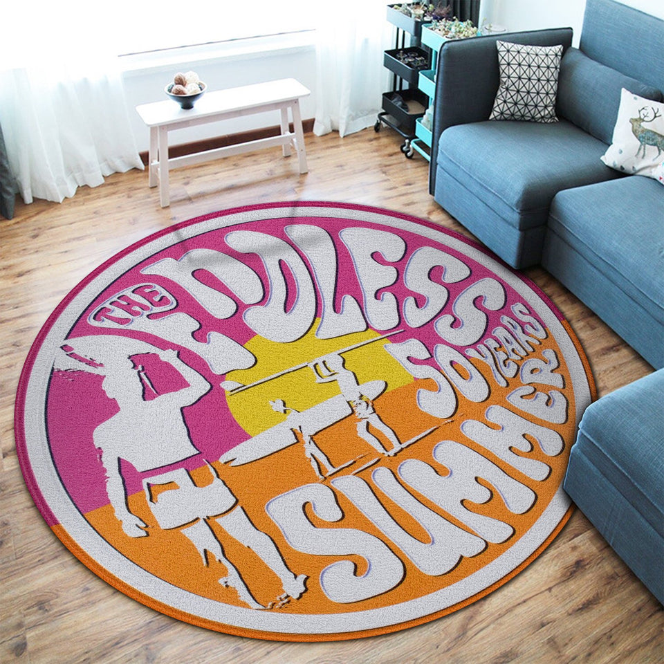 Endless Summer Living Room Round Mat Circle Rug 07174