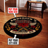 Personalized Tattoo Living Room Round Mat Circle Rug 05979