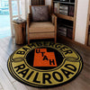 Bamberger Living Room Round Mat Circle Rug Bamberger Railroad