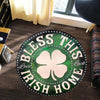 Bless This Irish Home Living Room Round Mat Circle Rug 06681