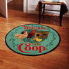 Welcome to Our Coop Living Room Round Mat Circle Rug 05336