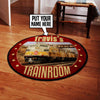 Personalized Canadian Pacific Railroad Living Room Round Mat