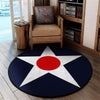 Usarmy Living Room Round Mat Circle Rug U.s. Army Air Corps
