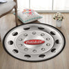 Pete Living Room Round Mat Circle Rug Peterbilt Truck 02047