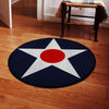 Usarmy Living Room Round Mat Circle Rug U.s. Army Air Corps
