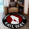 Gnr Living Room Round Mat Circle Rug Great Northern Railway 04186