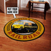 Personalized Freightliner Railway Uk Living Room Round Mat