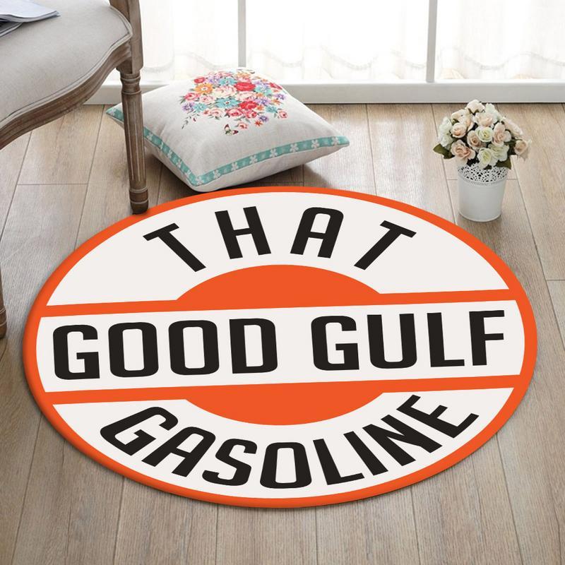 Lemans Living Room Round Mat Circle Rug Gulf Racing Lemans Steve