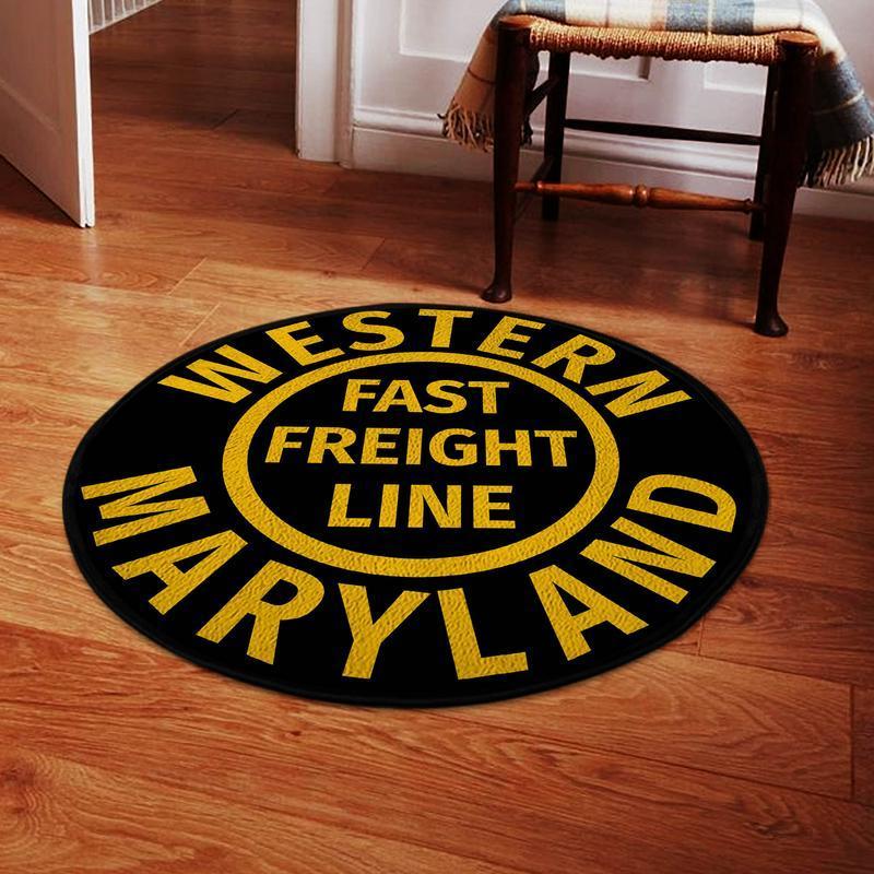 Wmaryland Living Room Round Mat Circle Rug Western Maryland