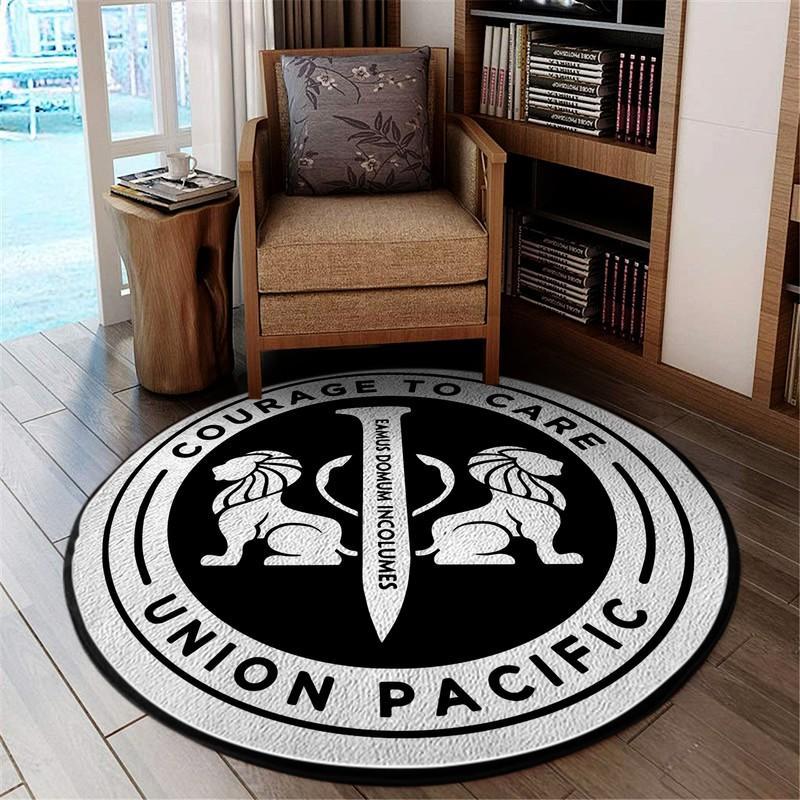 Unionpacific Living Room Round Mat Circle Rug up Union Pacific