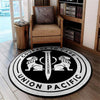 Unionpacific Living Room Round Mat Circle Rug up Union Pacific