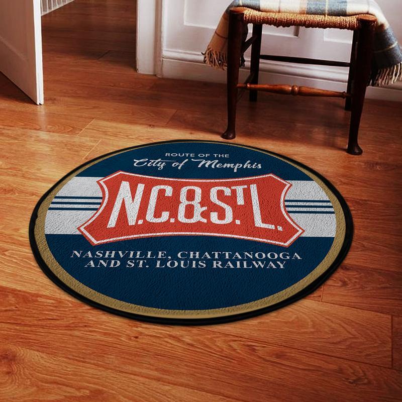 Nashville Living Room Round Mat Circle Rug Nashville