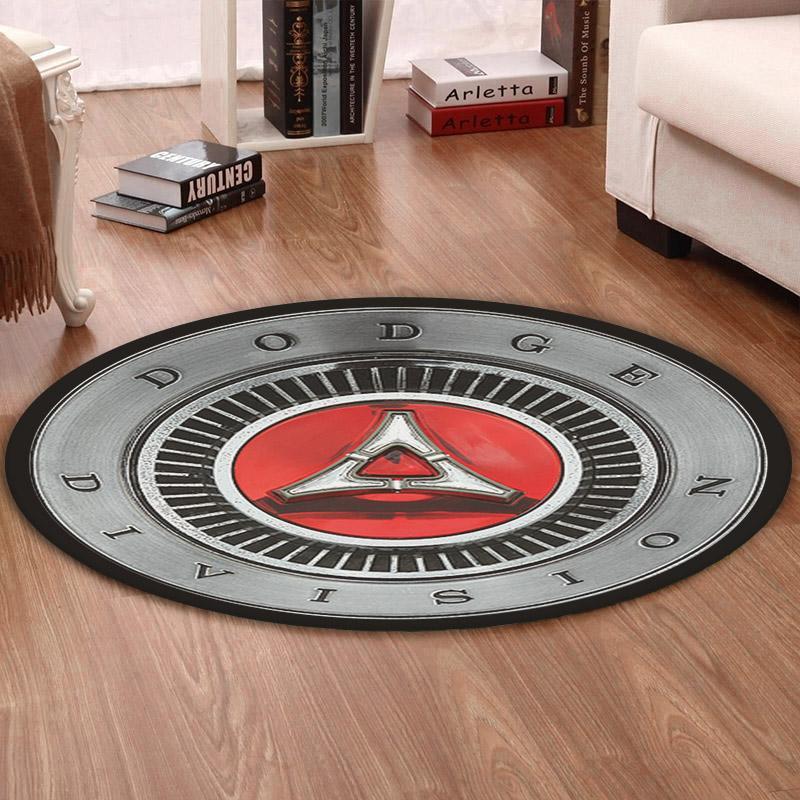 Dodge Living Room Round Mat Circle Rug Dodge Charger Division