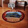 Personalized the Baltimore and Ohio Railroad Living Room Round