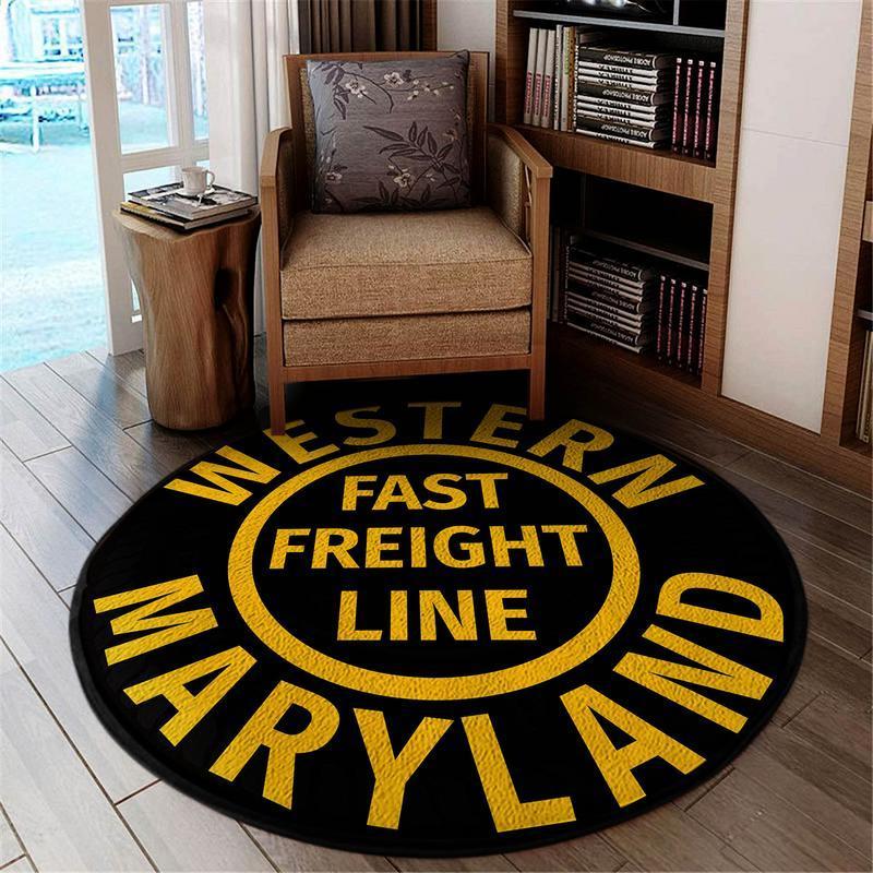 Wmaryland Living Room Round Mat Circle Rug Western Maryland