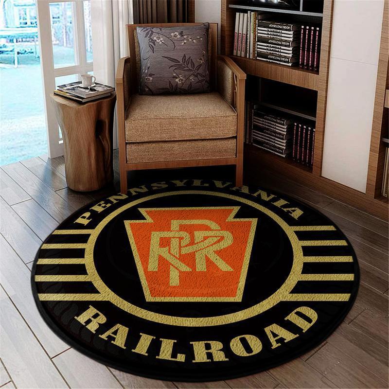 Pennsylvania Living Room Round Mat Circle Rug Prr Pennsylvania