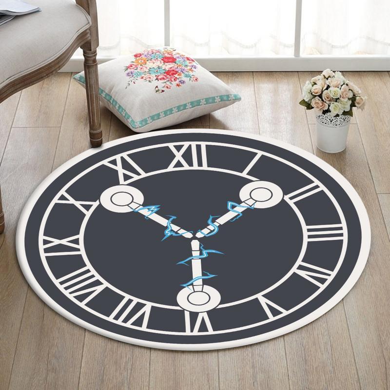 Btf Living Room Round Mat Circle Rug Back to the Future Marty