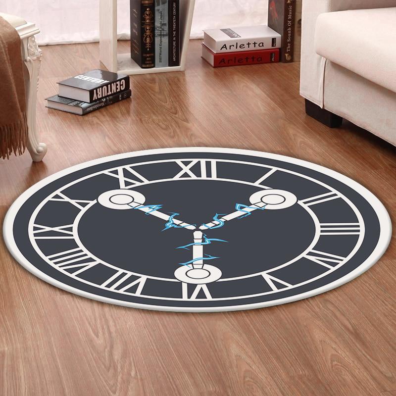 Btf Living Room Round Mat Circle Rug Back to the Future Marty