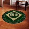 Erie Living Room Round Mat Circle Rug Erie Lackawanna Railroad