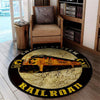 Chessie System Locomotive Rairoad Living Room Round Mat Circle