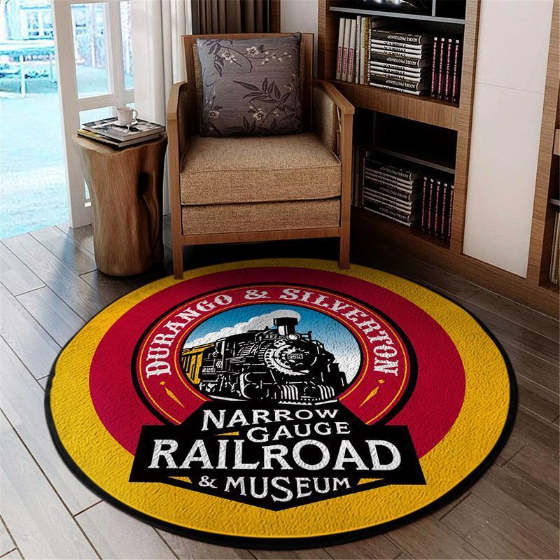 Durango Living Room Round Mat Circle Rug Durango and Silverton