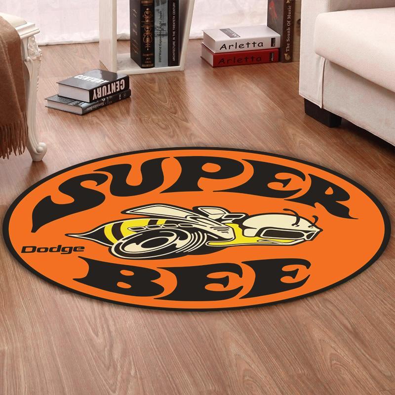 Dodge Living Room Round Mat Circle Rug Dodge Charger Super Bee