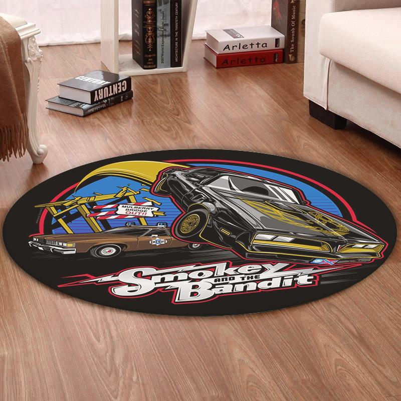 Bandit Living Room Round Mat Circle Rug Trans Am Pontiac